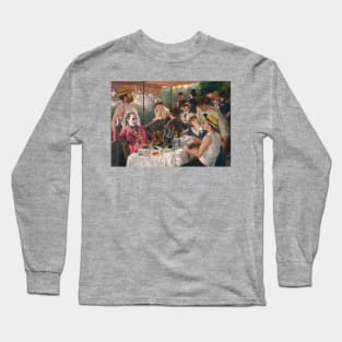 Renoir Luncheon at the Boating Party featuring Scary Clown Villain Long Sleeve T-Shirt